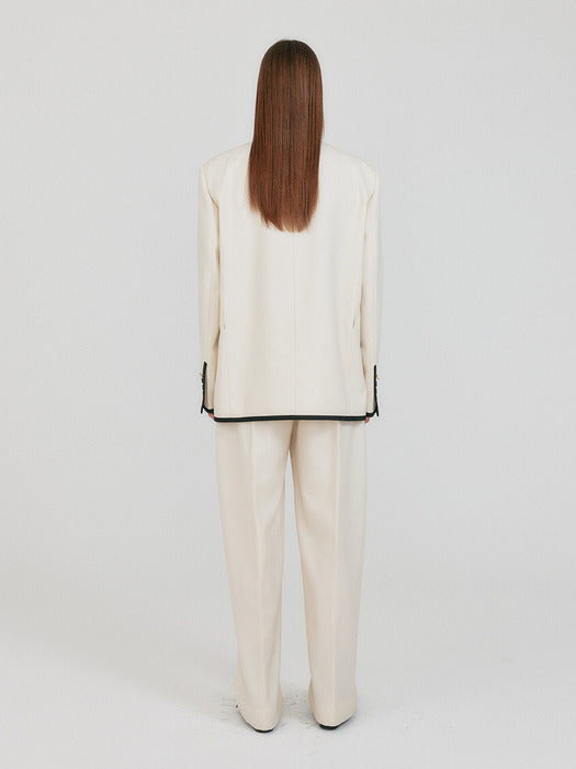 Eenk Zova Tapered Pants - Ivory