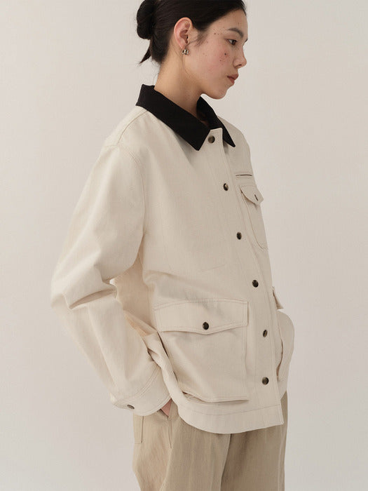 Kindersalmon Ferne Jacket Ivory