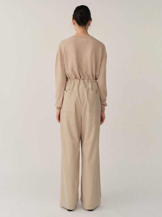 Kindersalmon String Pants Hazelnut