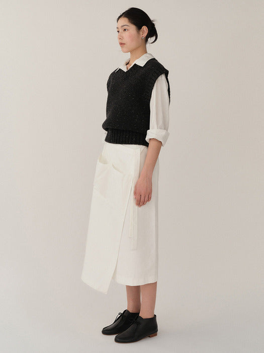 Kindersalmon Olivier Vest Black-Melange