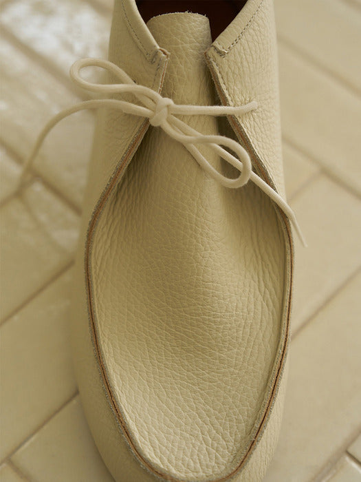 Kindersalmon Breeze Leather Loafer Salt-Cream
