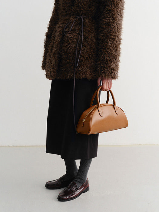 [dunst] CLASSIC BOWLING BAG TAN_UDBA6E203W2