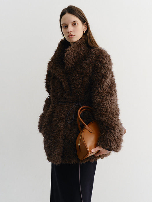 [dunst] CLASSIC BOWLING BAG TAN_UDBA6E203W2