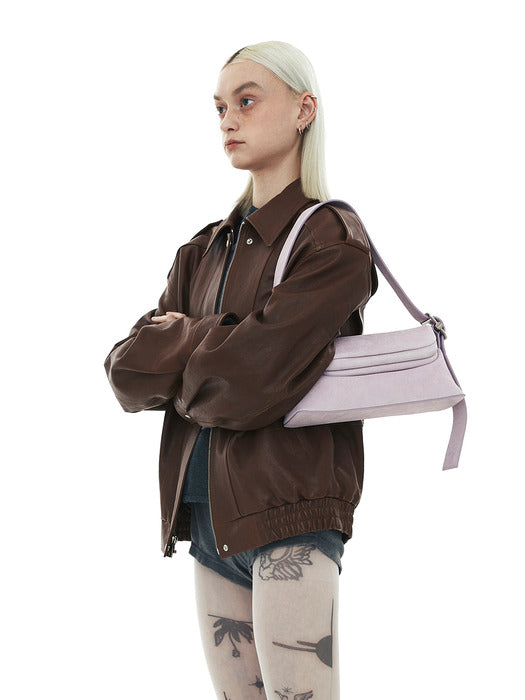 Handbags, Wallets & Cases in NUBUCK LAVENDER - Premium quality product image