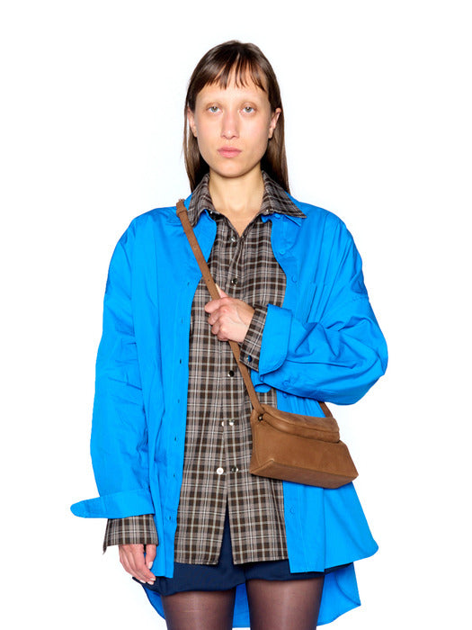 [osoi] FOLDER MINI [NUBUCK BROWN]