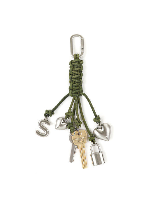 [osoi] ROPE KEY RING [KHAKI]