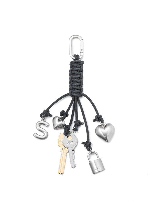 [osoi] ROPE KEY RING [GREY]