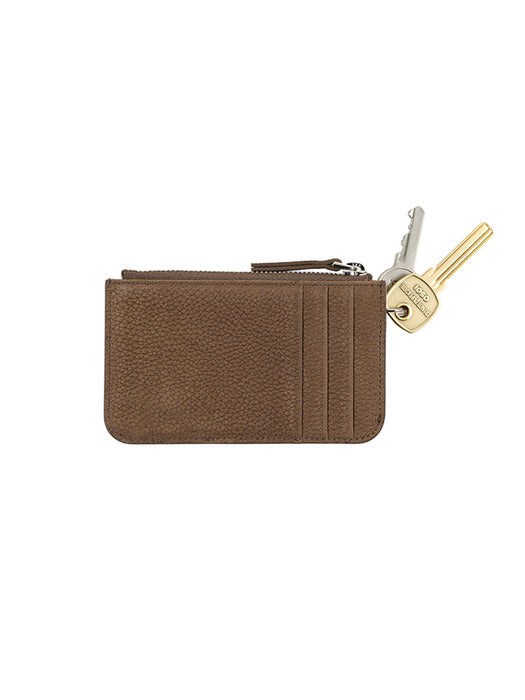 Osoi Card Holder Wallet [NUBUCK BROWN]