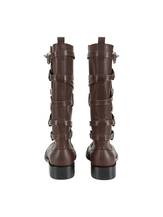 [andersson bell] HARNESS BOOTS aaa389w(BROWN)