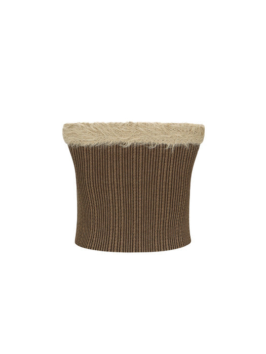 [andersson bell] HAIRY KNIT TOP atb1211w(BROWN)