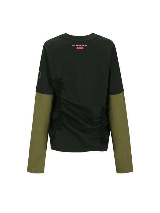 [andersson bell] (ESSENTIAL) FRILL T-SHIRTS atb1209w(BLACK)