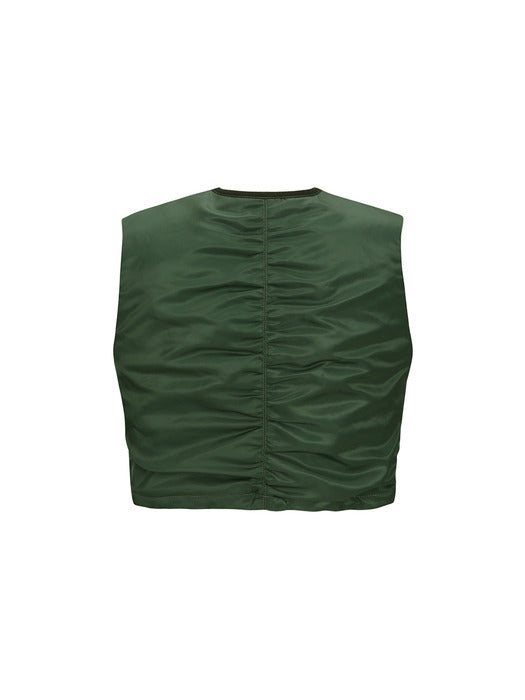 [andersson bell] LILI BUTTERFLY PADDED VEST awa653w(KHAKI)