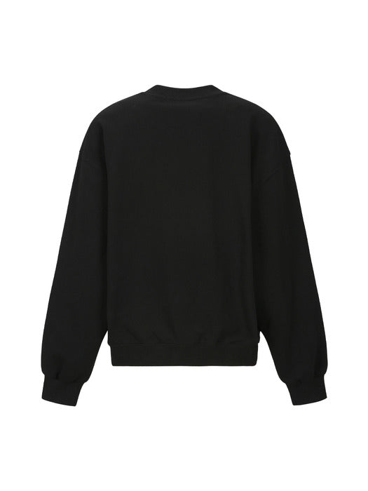[andersson bell] (WOMEN) ADSB BIG LOGO SWEATSHIRTS atb1302w(BLACK)