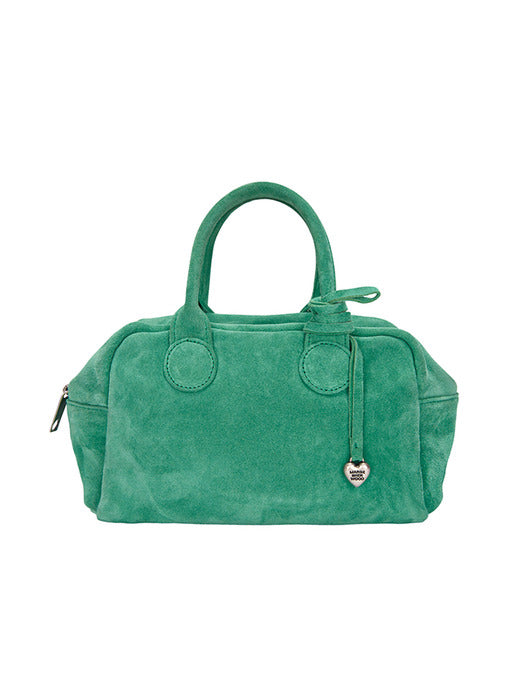 Margesherwood Heart Charm winter green suede