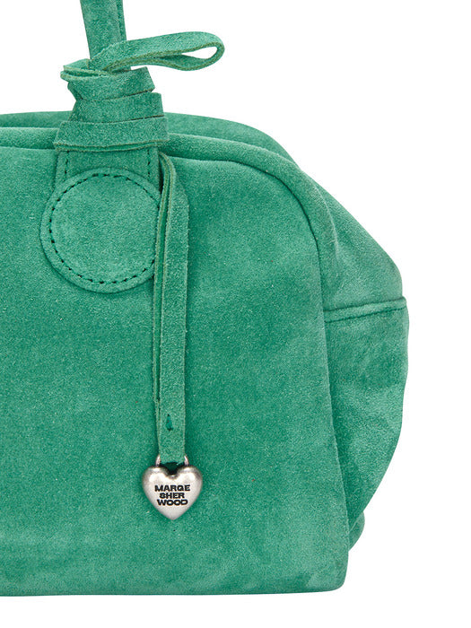 Margesherwood Heart Charm winter green suede