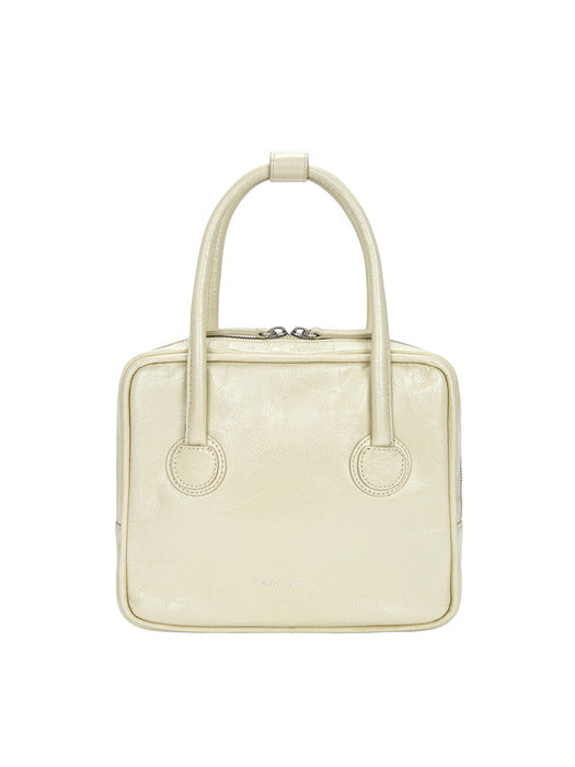 PIPING SLIM TOTE_blond wood crinkle