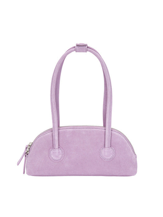 BESSETTE SHOULDER_lavender pink suede