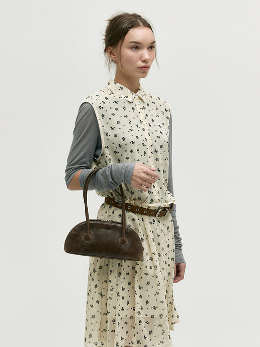 Margesherwood Bessette Shoulder washed brown pull-up