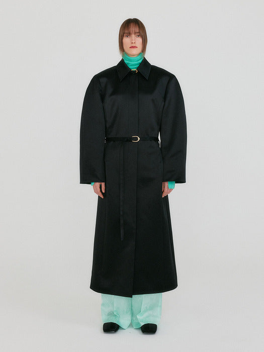 Eenk Zenoa Oversized Coat - Black
