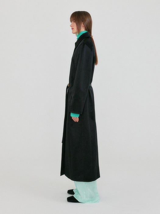 Eenk Zenoa Oversized Coat - Black