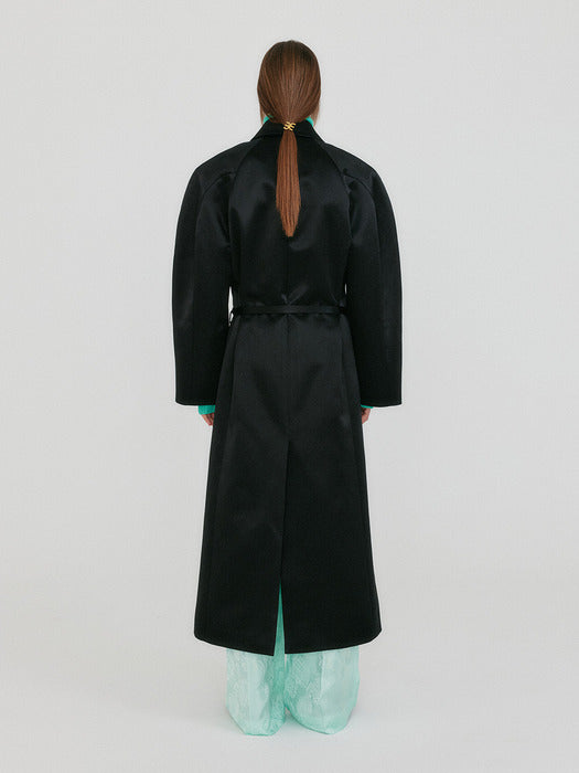 Eenk Zenoa Oversized Coat - Black