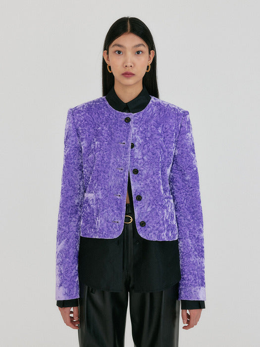 Eenk Zem Short Jacket - Purple