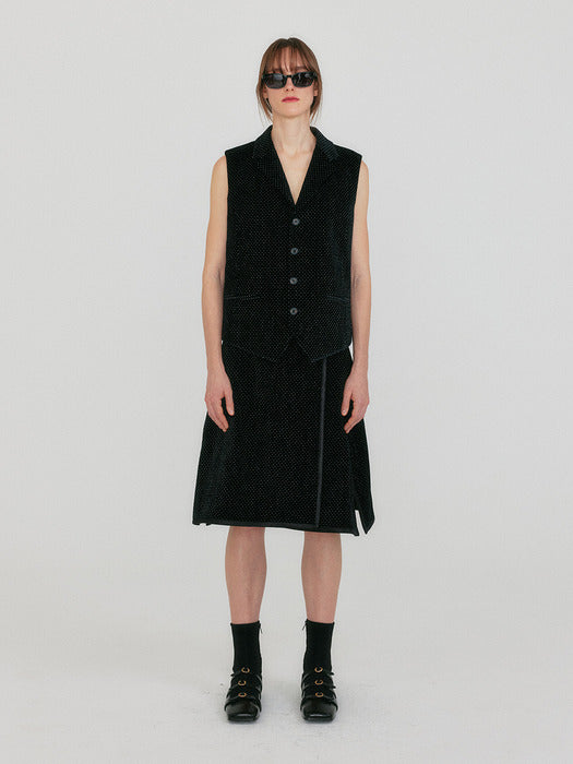 Eenk Zulial Midi Wrap Skrit - Black