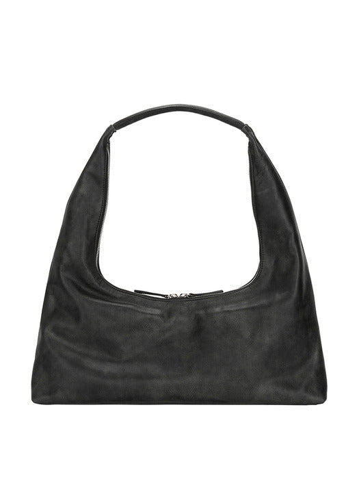 HOBO LARGE_washed black two-tone brushed
