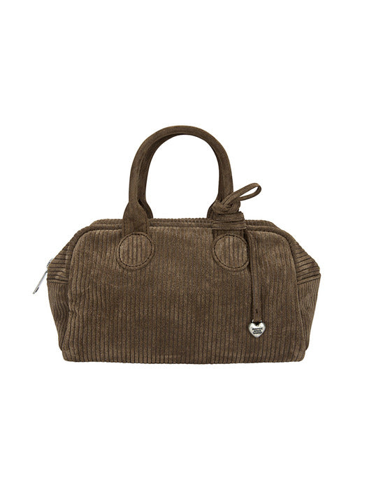 Margesherwood Soft Bowling cocoa corduroy suede