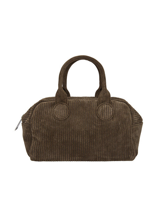 Margesherwood Soft Bowling cocoa corduroy suede