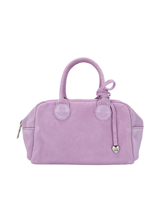 SOFT BOWLING_lavender pink suede
