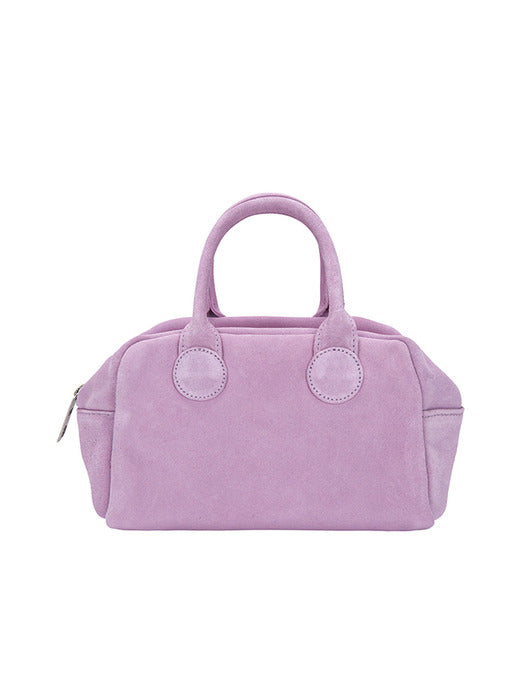 SOFT BOWLING_lavender pink suede