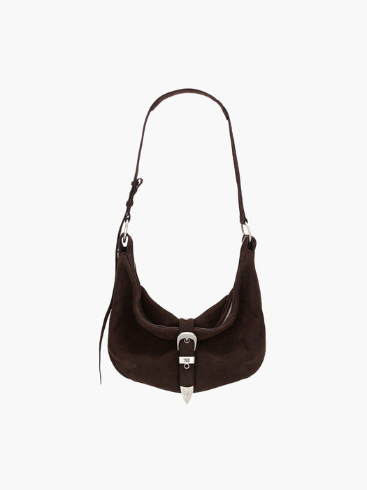 Margesherwood Belted Hobo Medium hush nubuck