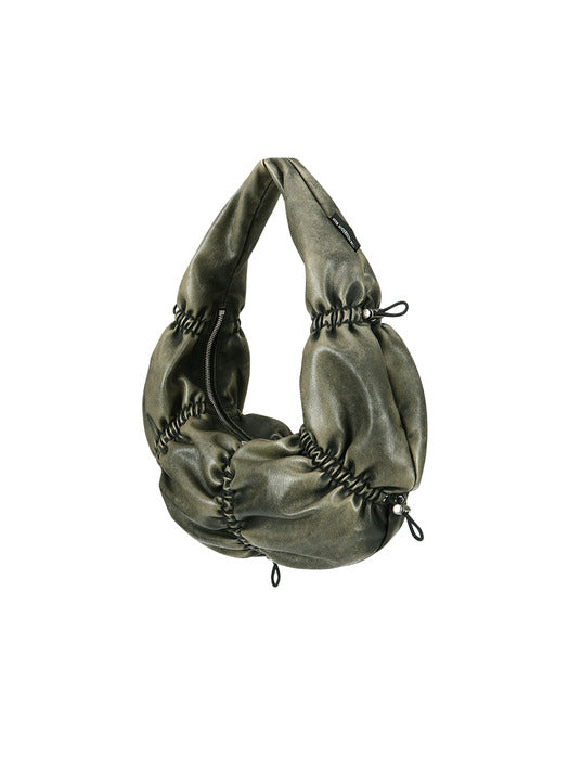 [andersson bell] DUMPLING FAUX LEATHER BAG aaa399w(KHAKI)