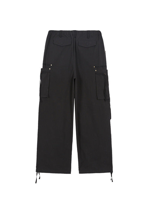 Margesherwood Draw String Cargo Pants black