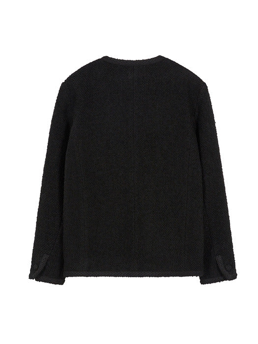 TWEED JACKET_black