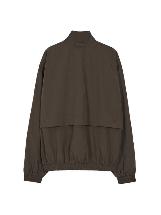 LACE TRACK JACKET_brown