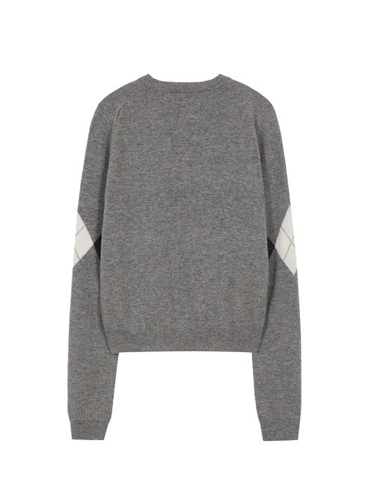 Margesherwood Argyle Cardigan grey