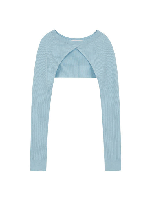 Margesherwood Bolero Knit sky blue