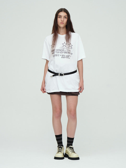 NEW YORK STAR T-SHIRT_white