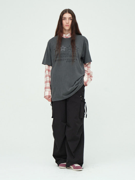 NEW YORK STAR T-SHIRT_dark grey