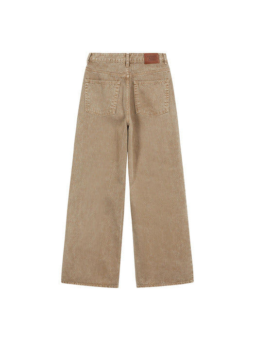 Margesherwood Snow Washed Bootscut Denim camel