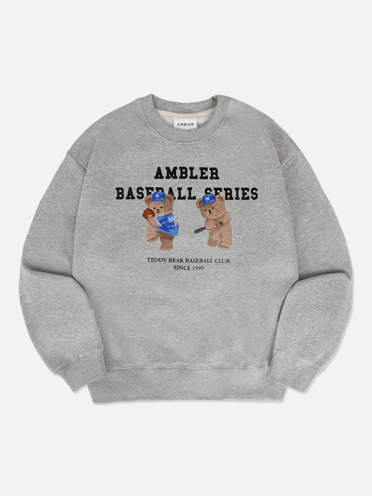 [ambler] play with us Sweatshirt AMM1216 (Melange)