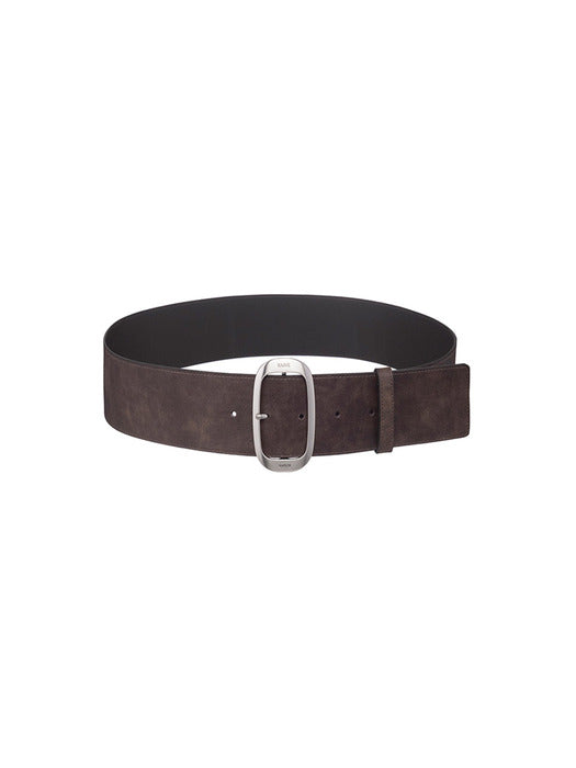 Raive Leather Big Buckle Belt