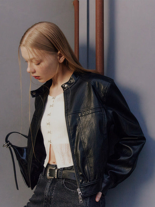 [raive] Rider Crop Jacket VL4AJ090_2color