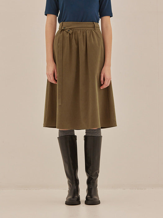 Mango Maniplease Yuta Shirring Skirt
