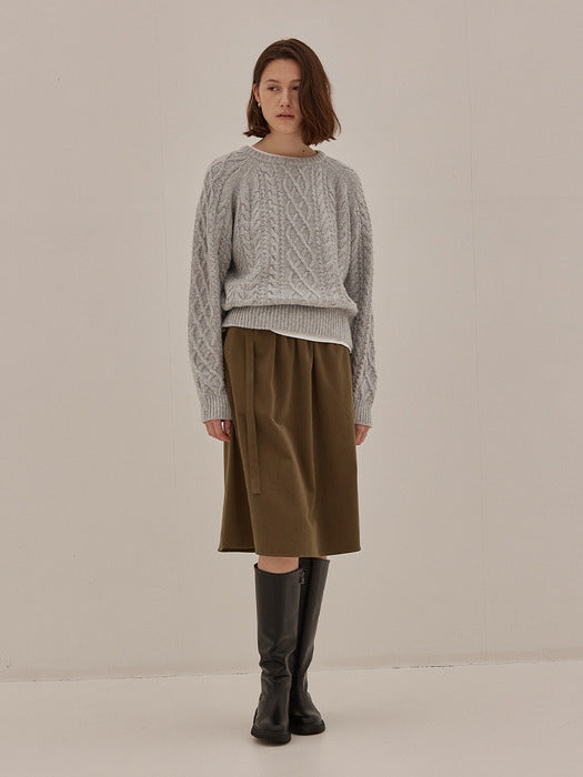 Mango Maniplease Yuta Shirring Skirt