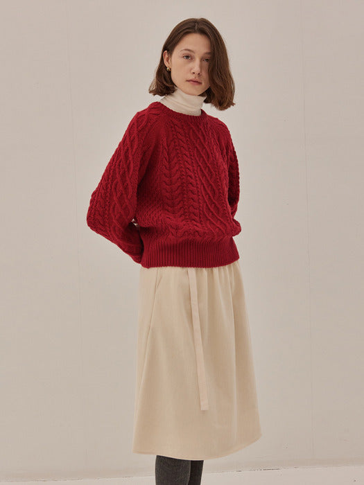 Mango Maniplease Yuta Shirring Skirt