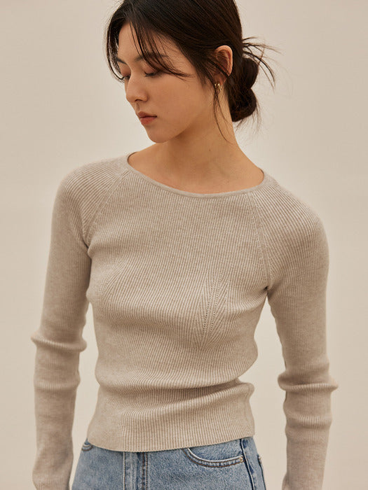 [Mango Maniplease] Meg Slim Knit (3colors)