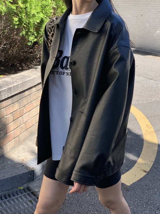 Mango Maniplease NU Leather Jacket